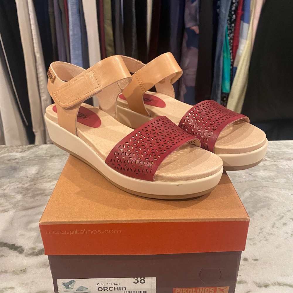 Women's Size 38 Pikolino's sandals W1G-1733 Orchid